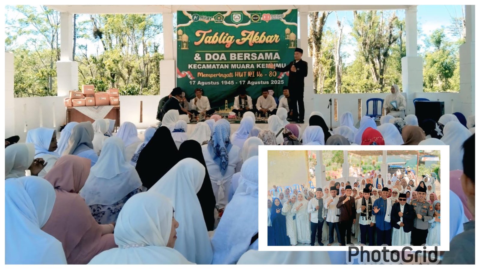 Meriahkan Hari Kemerdekaan!, KUA Muara Kemumu Gelar Tabligh Akbar dan Doa Kebangsaan