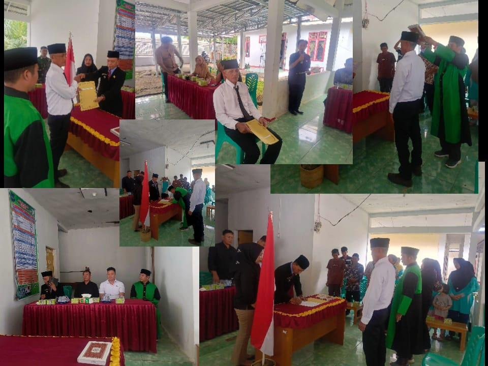 Pelantikan Anggota BPD Desa Talang Curup, KUA Kecamatan Kerkap Sebagai Rohaniawan
