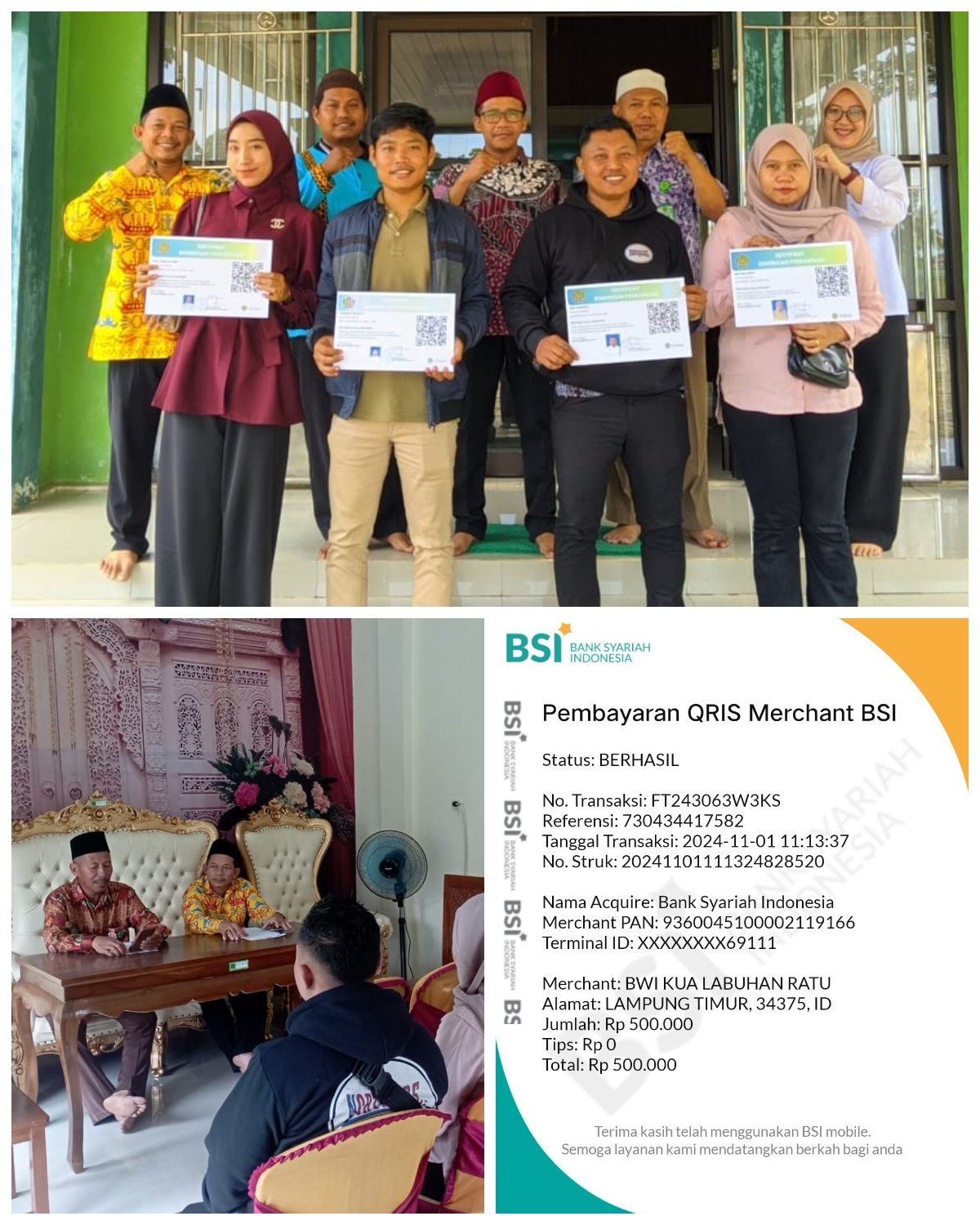 KUA Labuhan Ratu Kembali Laksanakan Binwin Mandiri Bagi Calon Pengantin
