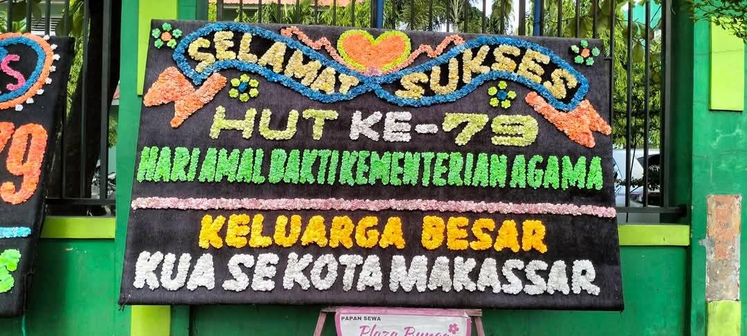 Pj. Gubernur Sulsel menjadi Pembina Upacara dalam rangka HAB ke-79 Tingkat Kanwil Kemenag Sulsel