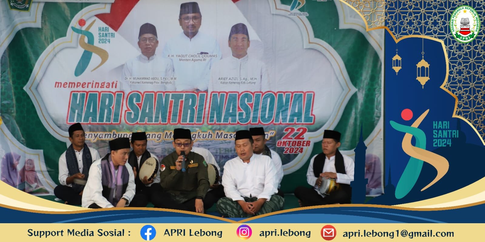 Sambut Hari Santri 2024: PC. APRI Lebong Ikut Serta Lomba Hadroh