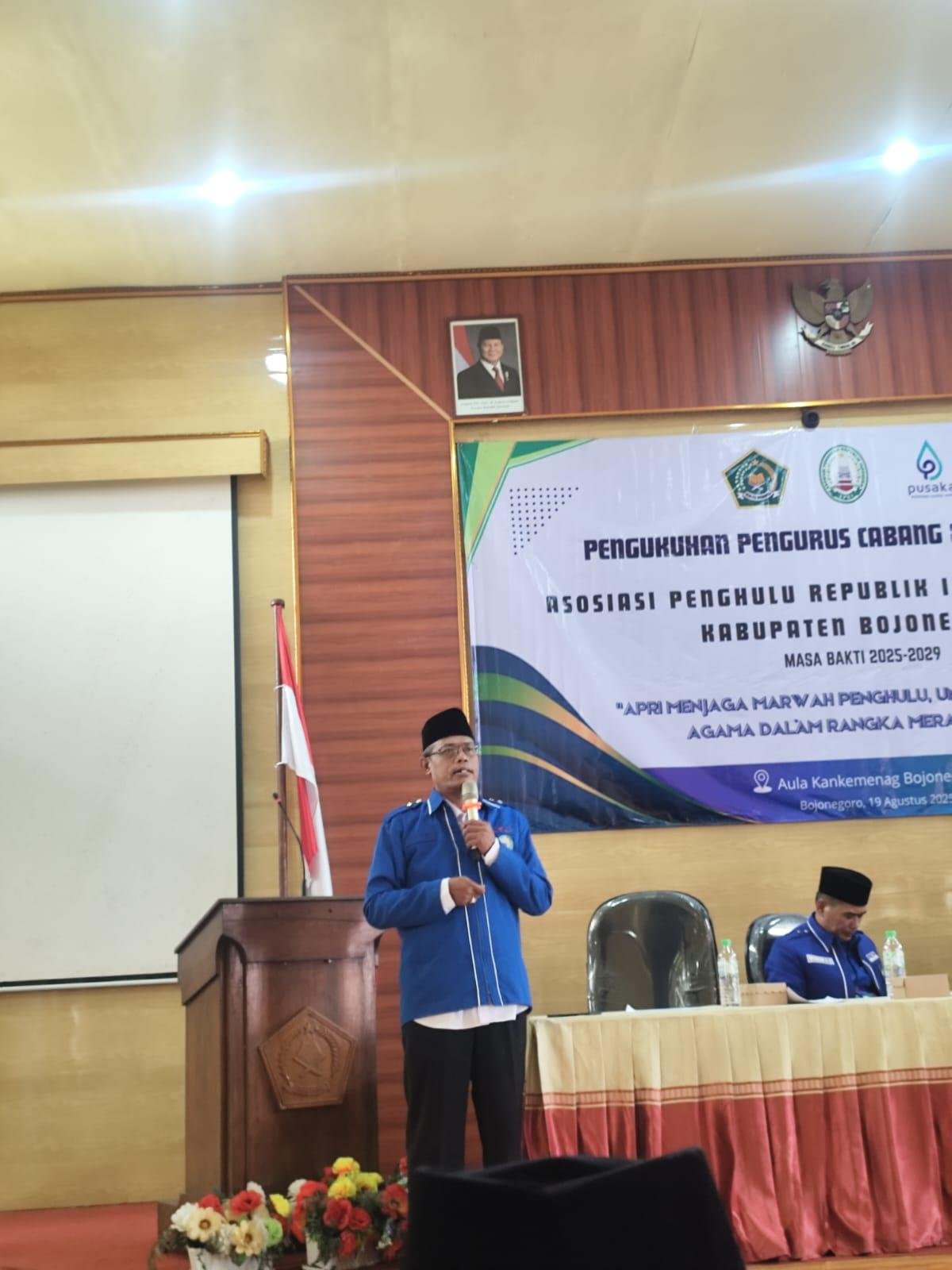 Pengurus APRI Bojonegoro Resmi Dikukuhkan, Sekum PP APRI Tekankan Profesionalisme dan Integritas Penghulu Bojonegoro