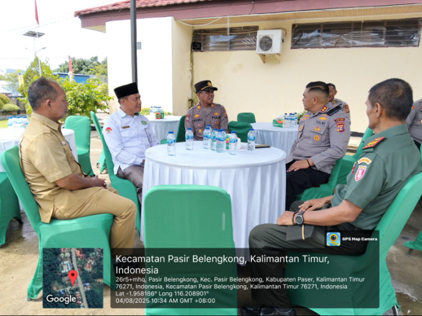 Yasser Arapat, Kepala KUA Paser Belengkong, Hadiri Kunjungan Kerja Kapolres dalam Rangka Sinergi Lintas Sektor