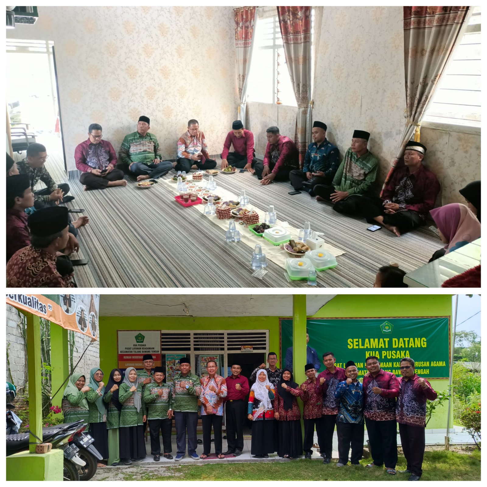 Tim Monev BIMAS Islam Laksanakan Pembinaan di KUA Tulang Bawang Tengah