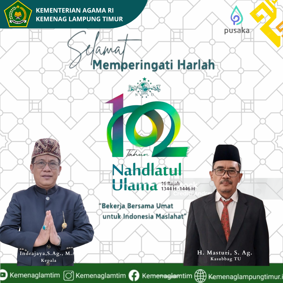102 Tahun NU: Kepala Kemenag Lampung Timur Serukan Kolaborasi Menuju Indonesia Maslahat