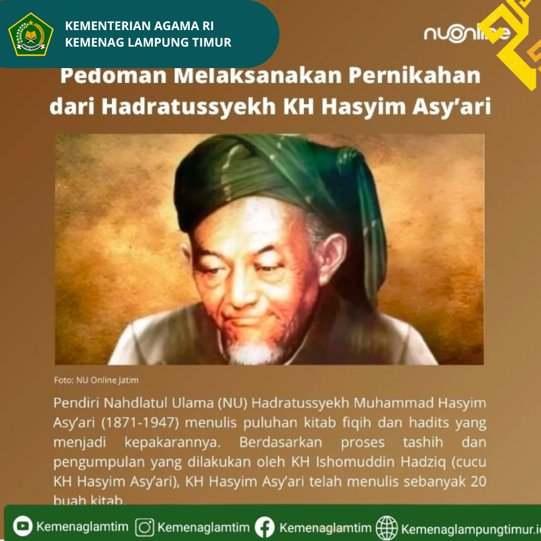 Fragmen Petunjuk Melangsungkan Pernikahan dari Hadratussyekh KH Hasyim Asy'ari