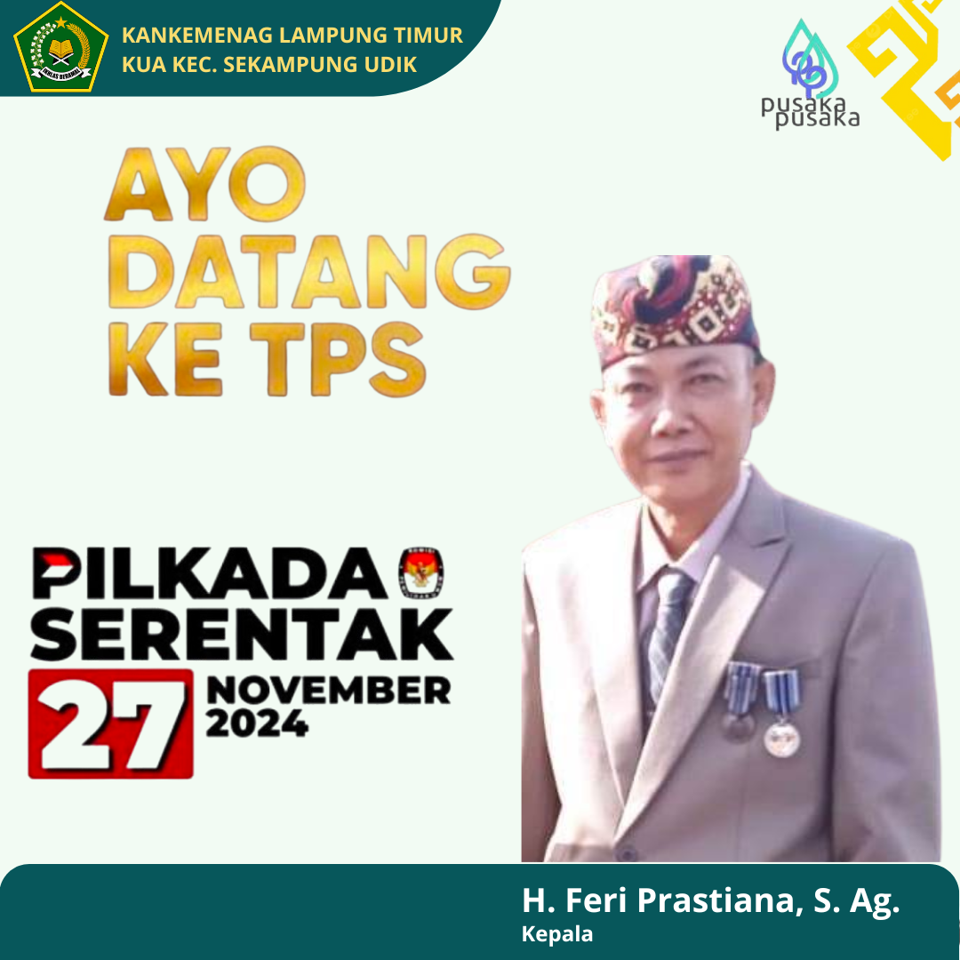 Kepala KUA Sekampung Udik Serukan Teladan Demokrasi: Ajak Keluarga KUA Jaga Netralitas dan Kondusifitas 