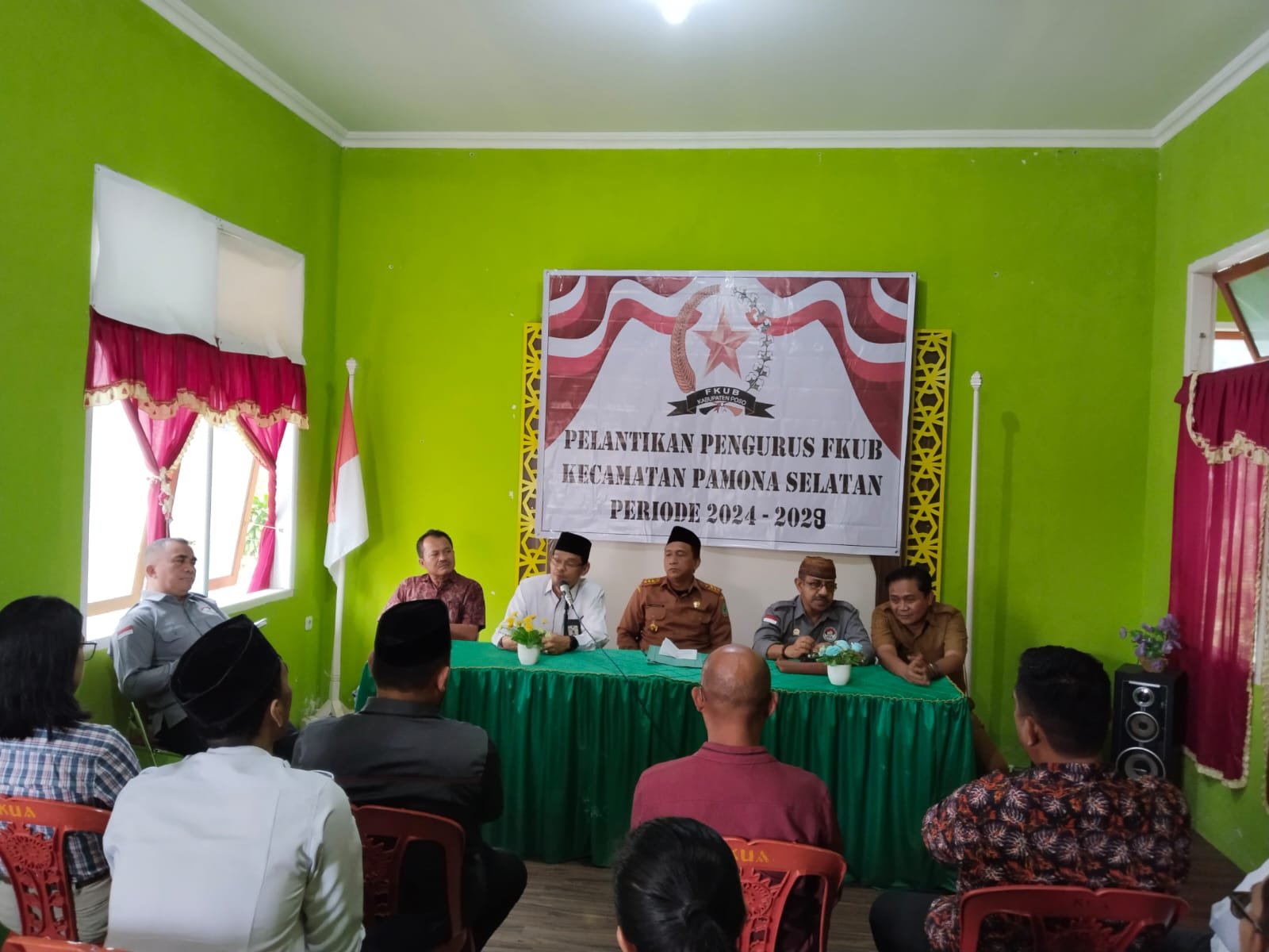 Pengukuhan Pengurus FKUB di Aula KUA Pamona Selatan Tahun 2024