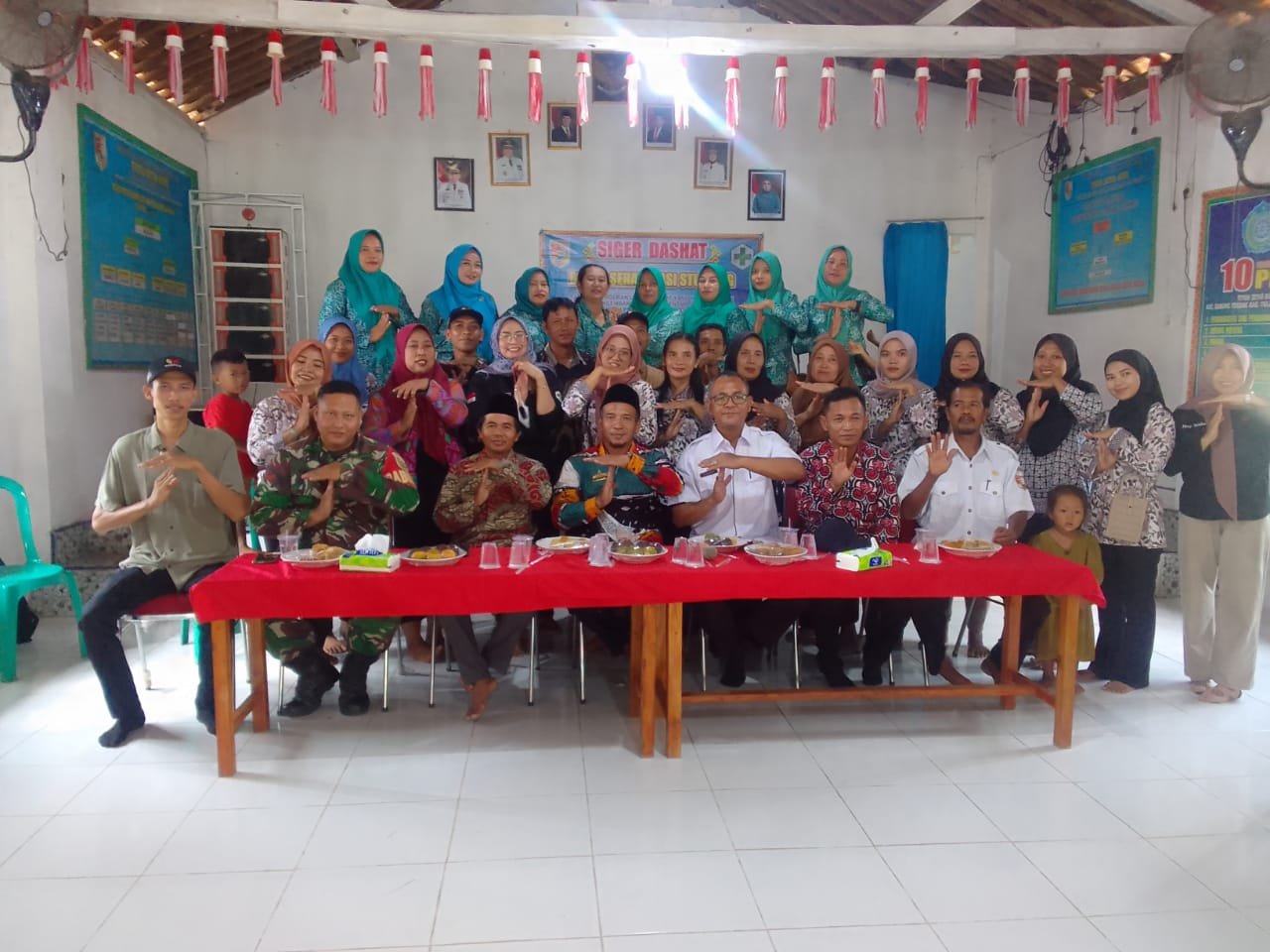 Kepala KUA Gunung Terang Hadiri Rembuk Stunting di Tiyuh Setia Bumi