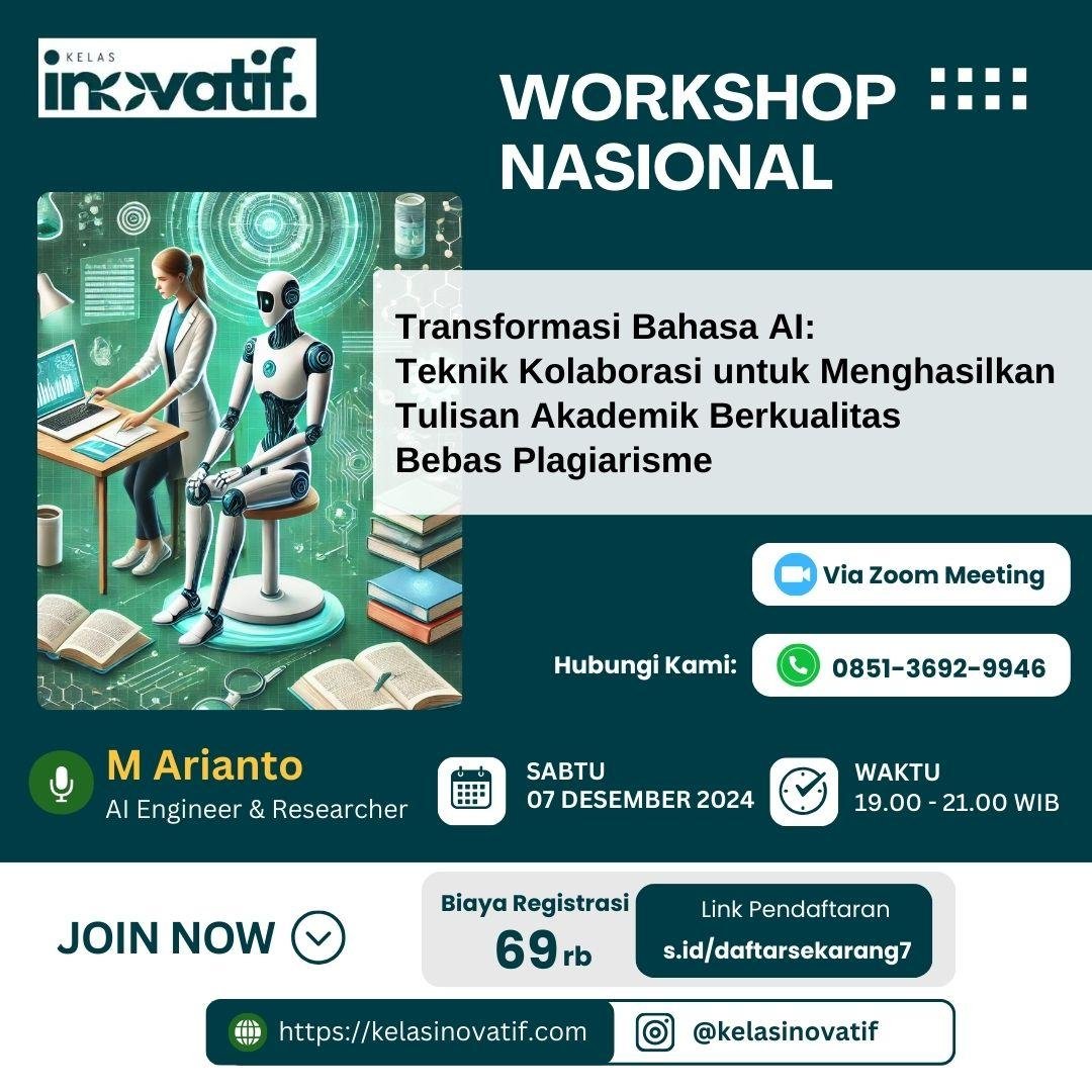 Transformasi AI: Teknik Menulis Akademik Berkualitas dan Bebas Plagiarisme untuk Pemula