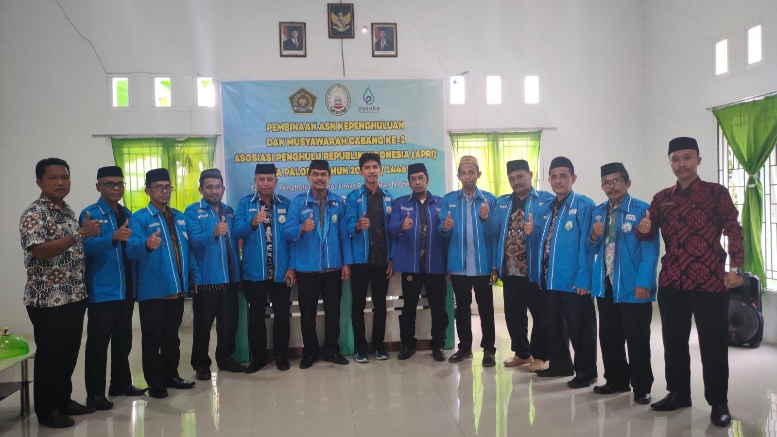 Penghulu KUA Kec Bara berhasil terpilih sebagai Ketua APRI Palopo periode 2025-2029 