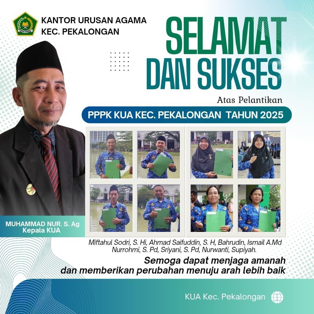 Syukuran PPPK KUA Pekalongan: Semangat Baru, Layanan Masyarakat Lebih Optimal