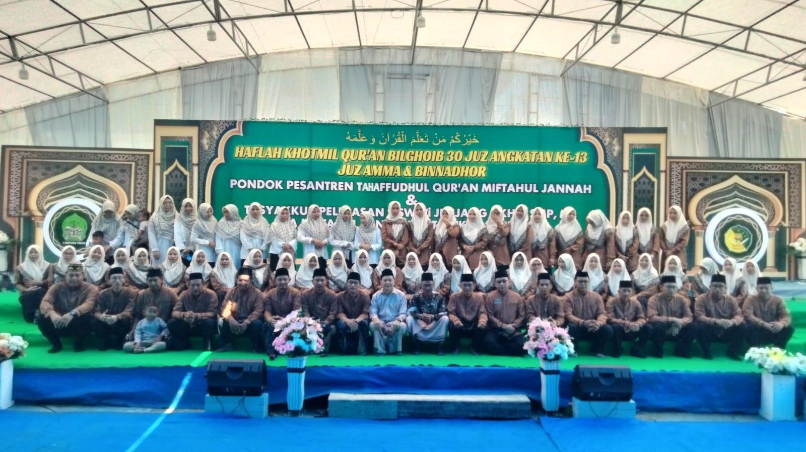 Kasi PAPKI Hadiri Haflah dan Perpisahan PPTQ Miftahul Jannah Sekampung