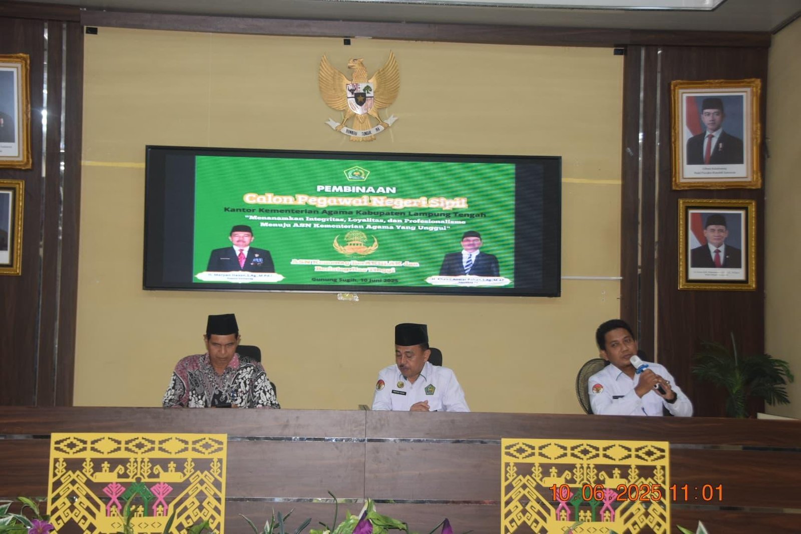 19 CPNS Kemenag Lampung Tengah Ikuti Pembinaan, 7 di Antaranya Penghulu