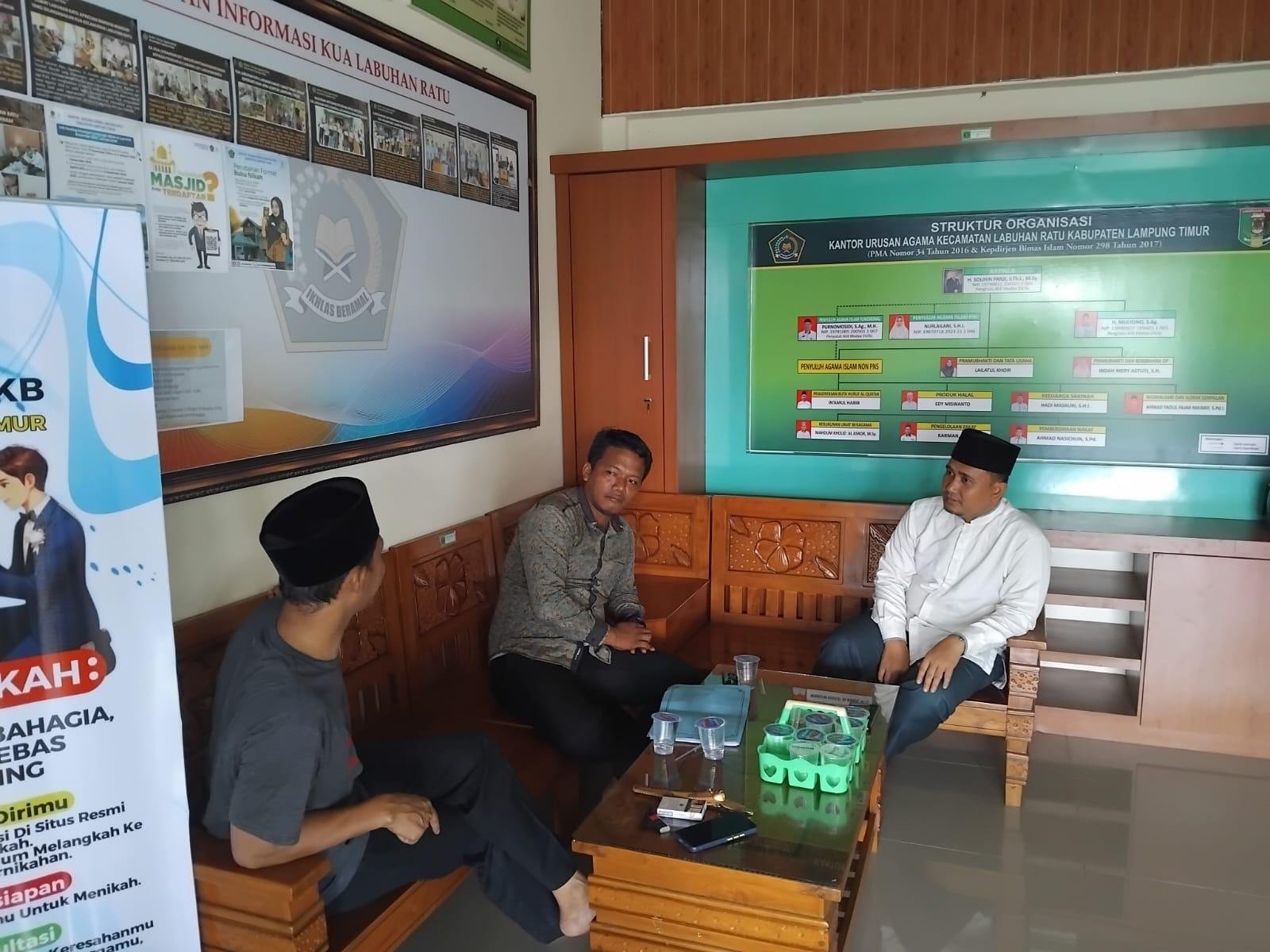 KUA Labuhan Ratu Terima Konsultasi Terkait Pernikahan Usia Dini