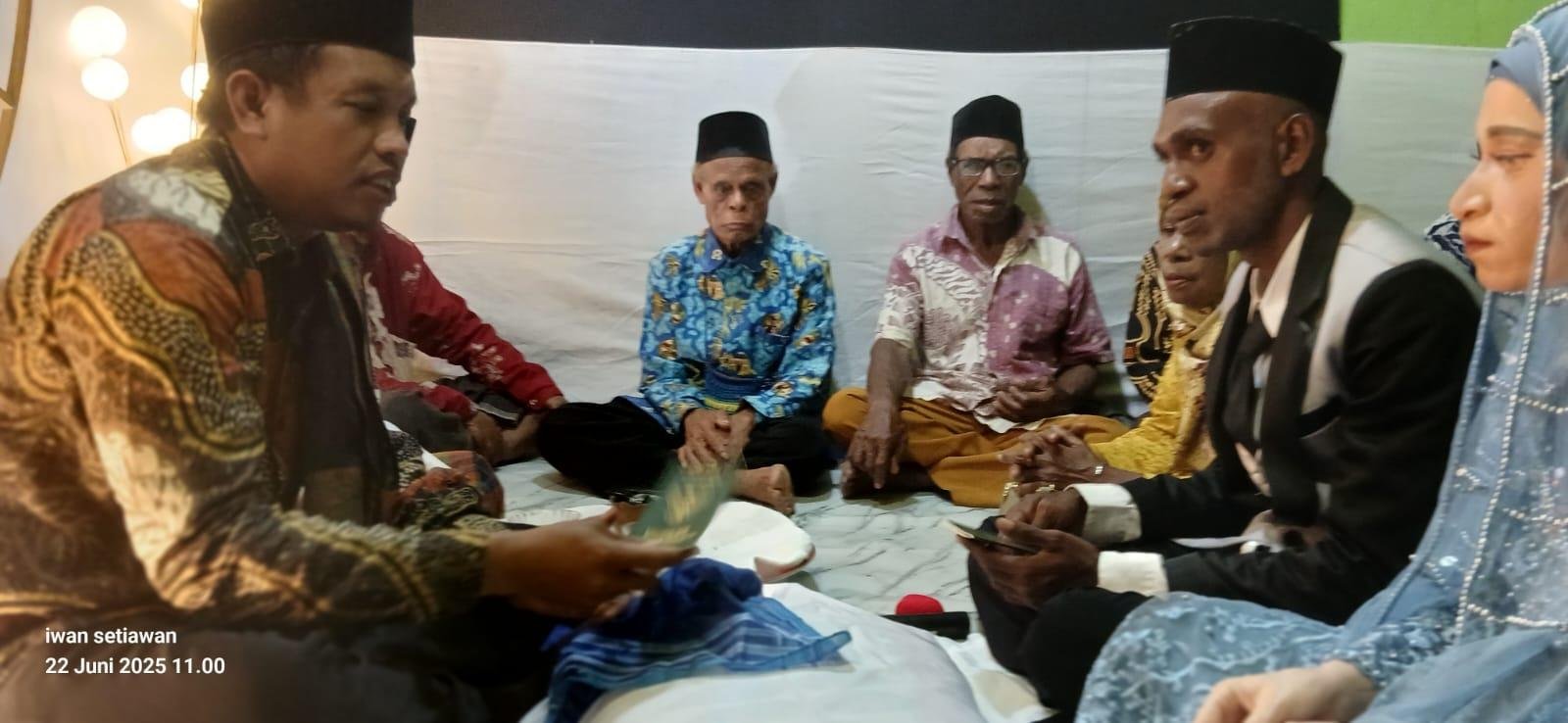 Kepala KUA Manimeri Dukung Layanan Nikah di Distrik Bintuni, Dihadiri Wakil Bupati Teluk Bintuni