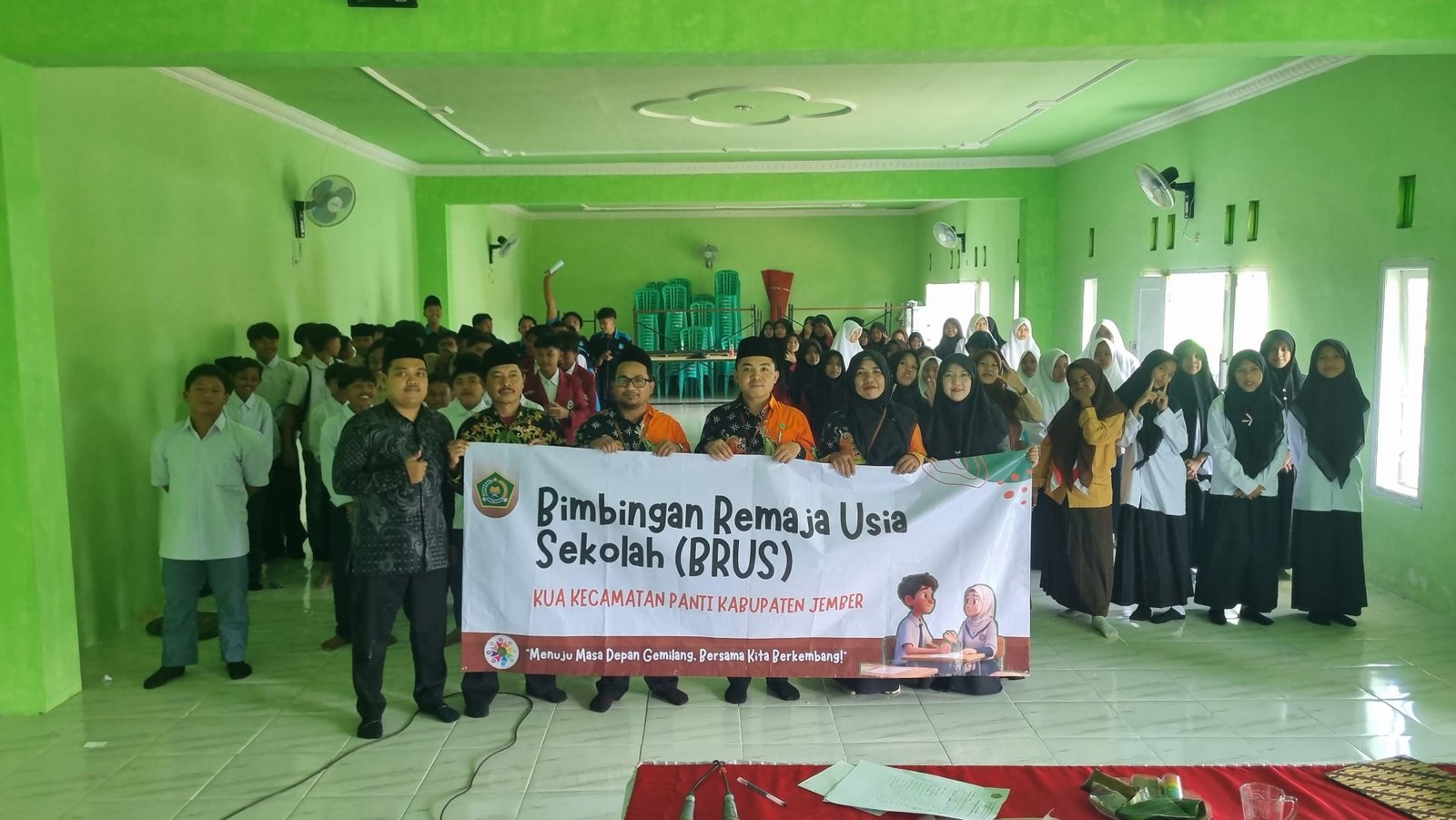 60 SISWA SMK DAN MTS DI KECAMATAN PANTI JEMBER IKUTI  BRUS
