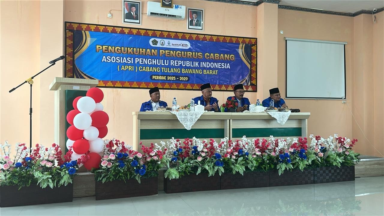 Ketua PC APRI Lampung Timur Hadiri Pengukuhan PC APRI Tulang Bawang Barat