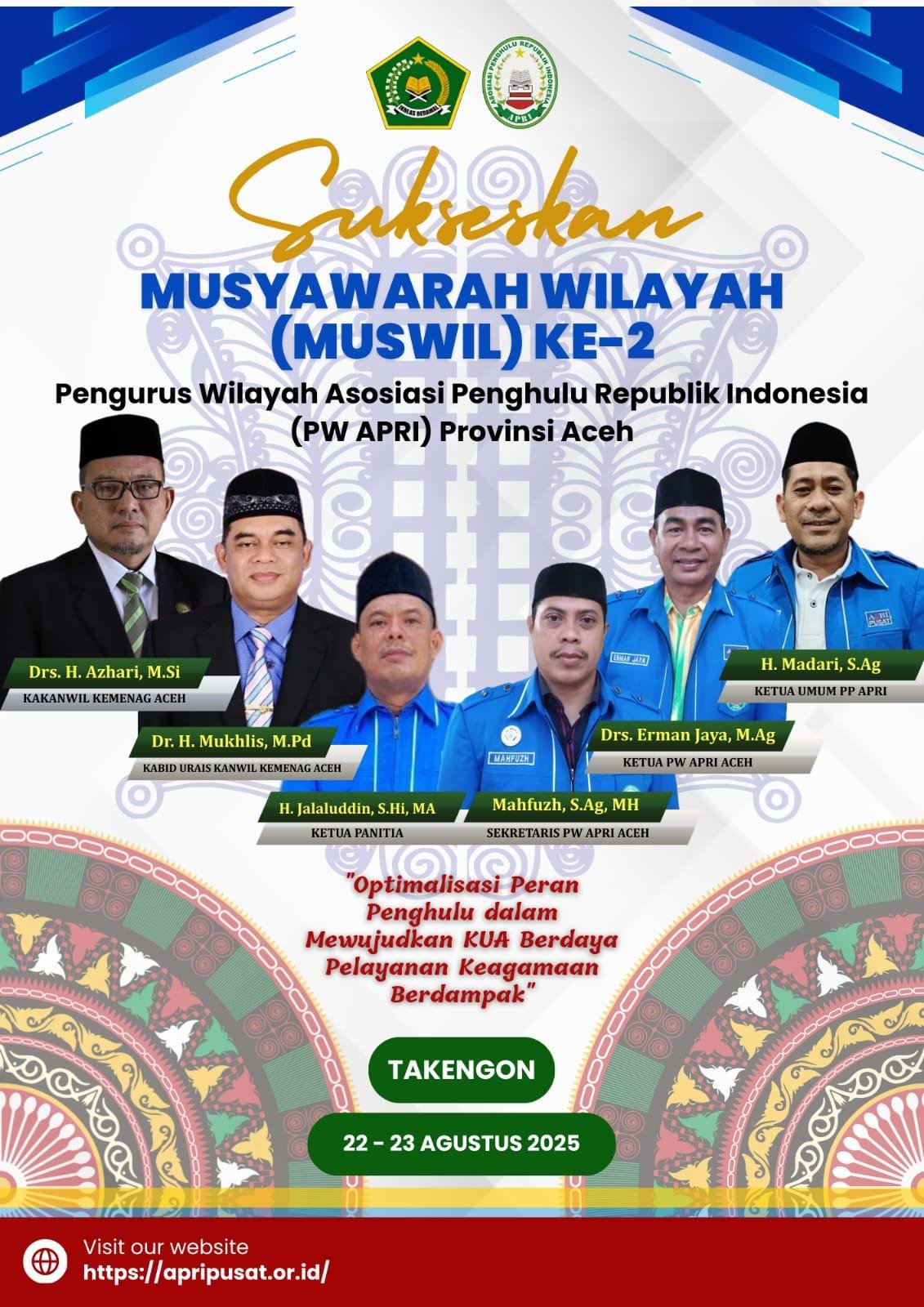 PW APRI Aceh Gelar Musyawarah Wilayah ke-II di Takengon