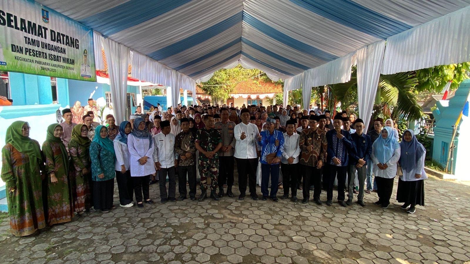Sinergitas Pengadilan Agama Serang, Kecamatan Pabuaran, dan KUA Pabuaran dalam Kegiatan Isbat Nikah Masal