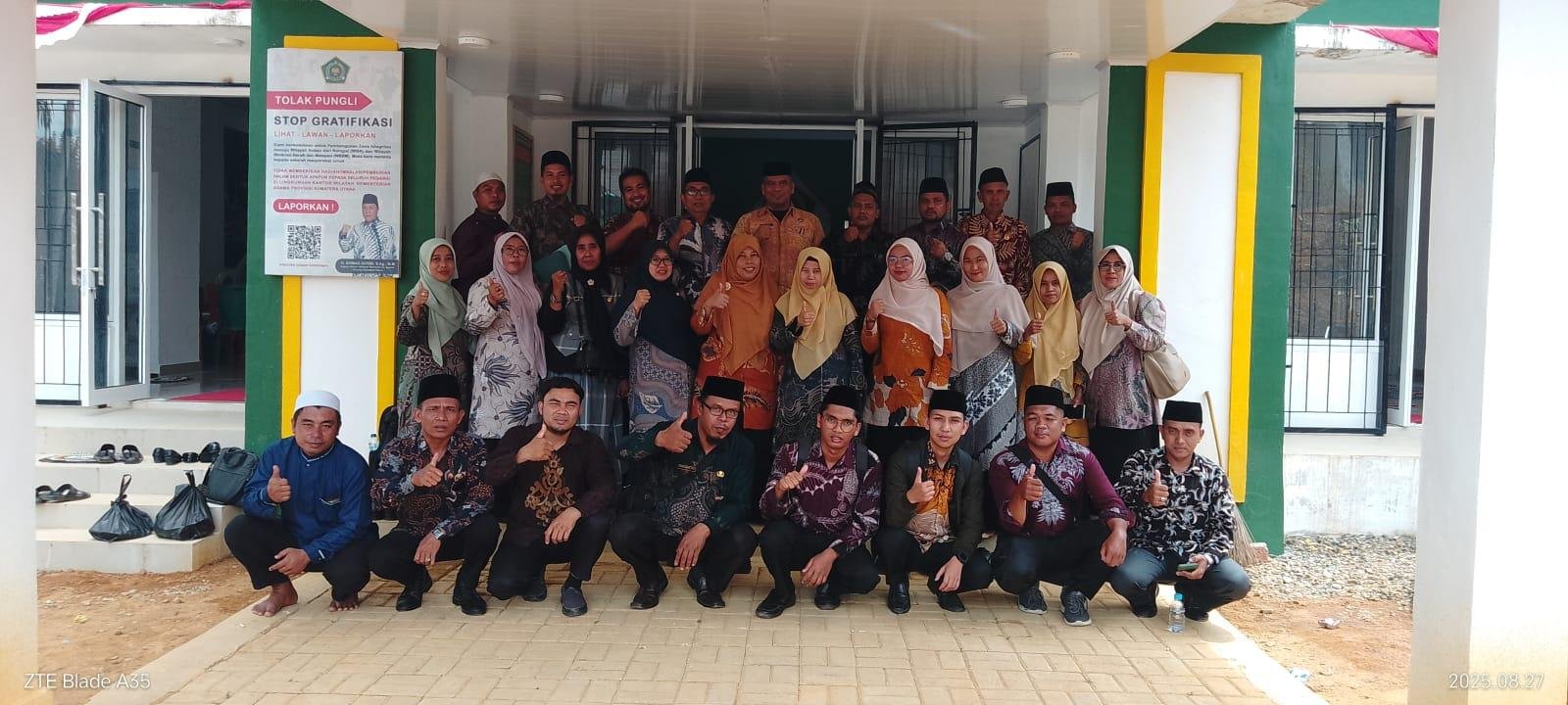 Kementerian Agama Kabupaten Mandailing Natal Lakukan Monitoring E-Kinerja dengan KUA se-Pantai Barat