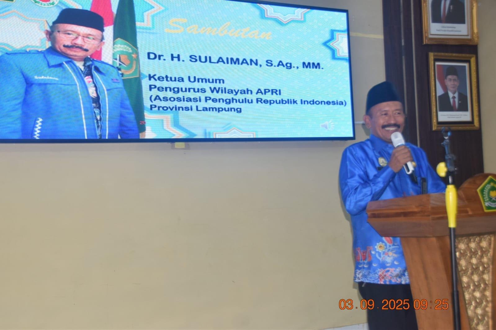 PC APRI Lampung Tengah Resmi Dikukuhkan, Penghulu Diminta Maksimalkan Layanan Publik