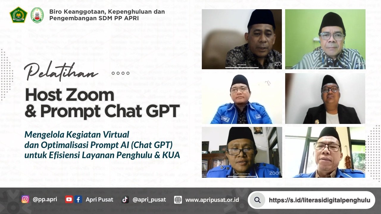Tingkatkan Layanan KUA, APRI Gelar Pelatihan Digital Berbasis AI dan Teknologi Virtual