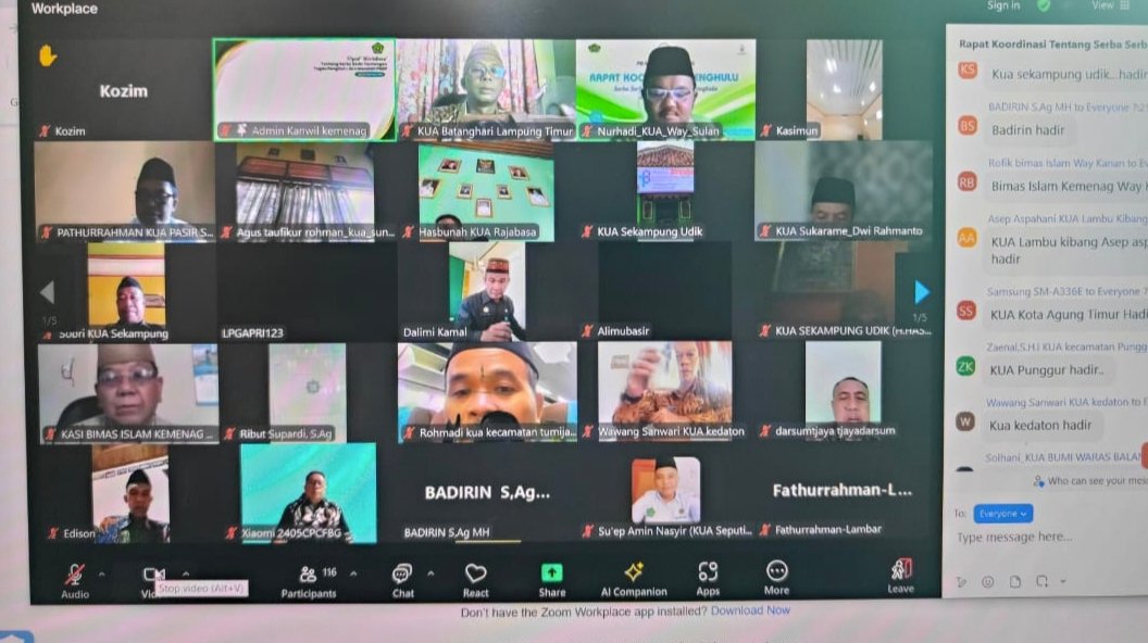 PC APRI dan Penghulu Lampung Timur Ikuti Rakor PW APRI Lampung 