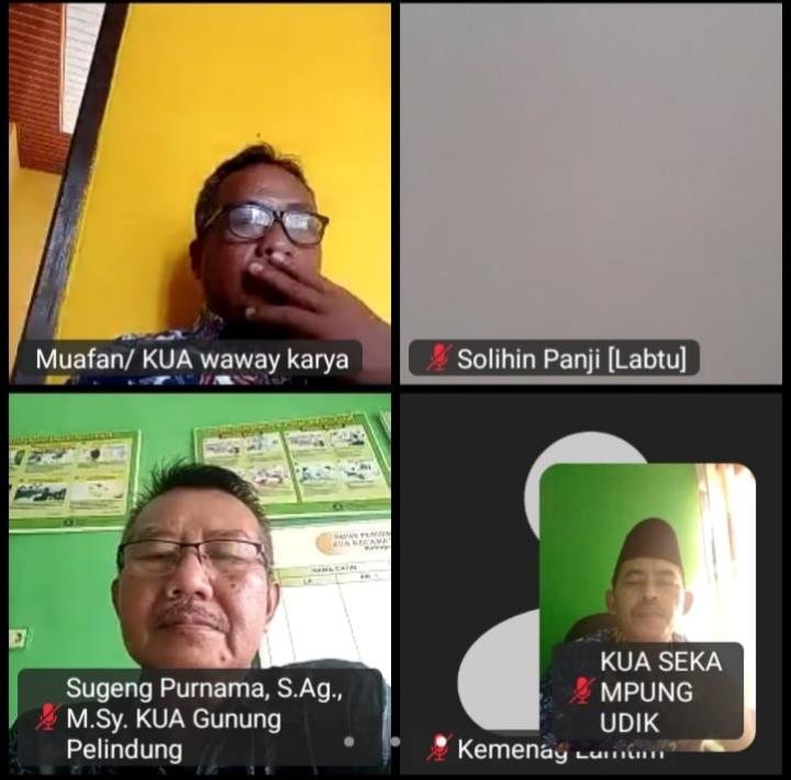 KUA Sekampung Udik Siap Sukseskan Sidang Isbat Nikah Terpadu Perdana