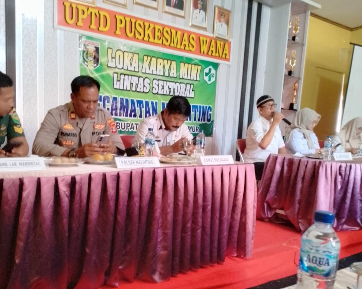KUA Melinting Hadiri Lokakarya Mini Pencegahan Stunting di Aula Kecamatan