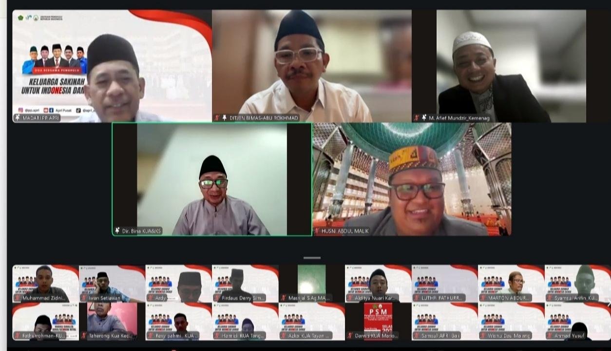 Penghulu Lampung Timur Ikuti Doa Bersama, Dirjen Bimas Islam Beri Pesan Penting