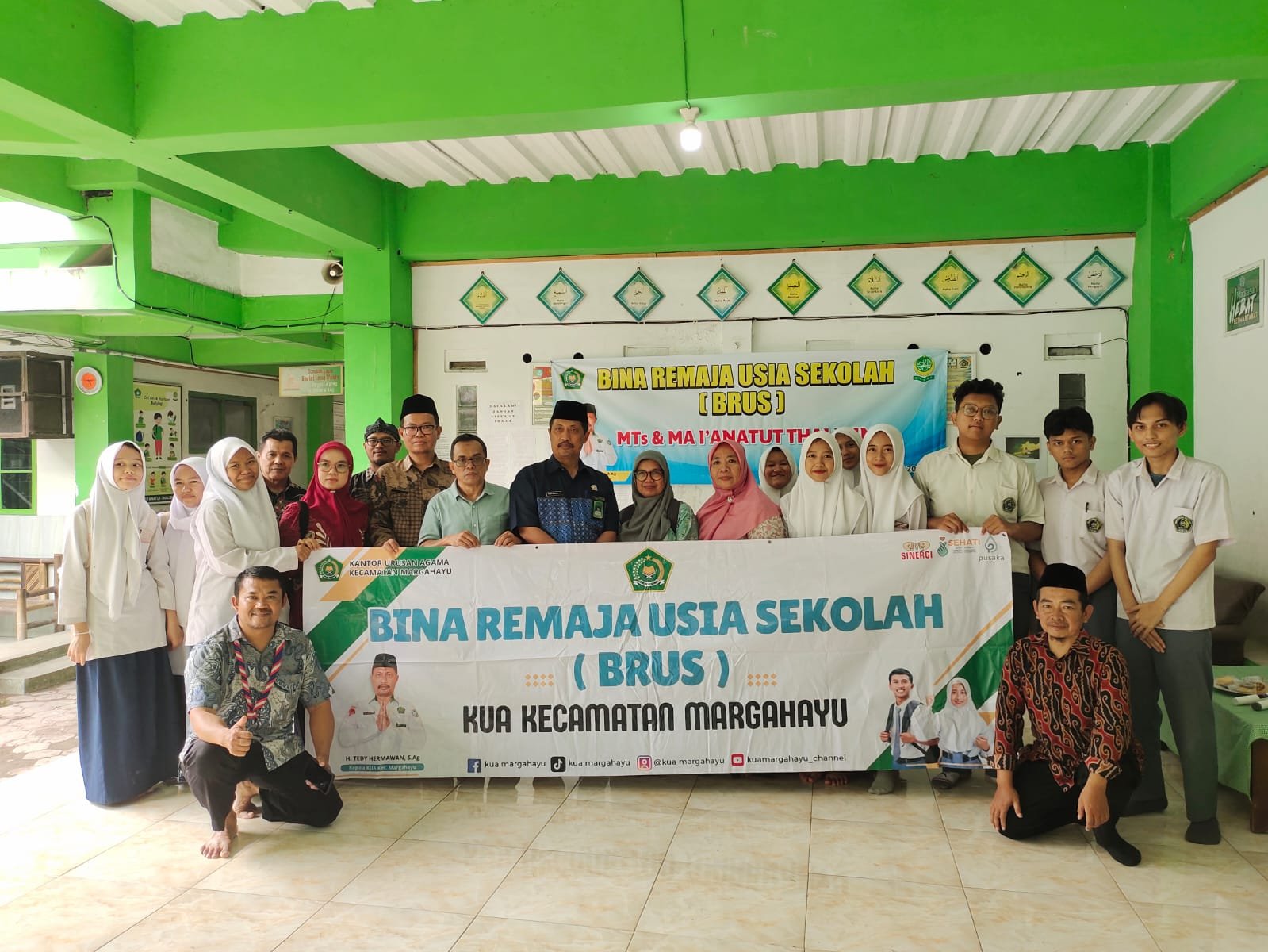 Giat Bimbingan Remaja Usia Sekolah (BRUS) KUA Margahayu Di MTs dan MA I`anatuttholibin.
