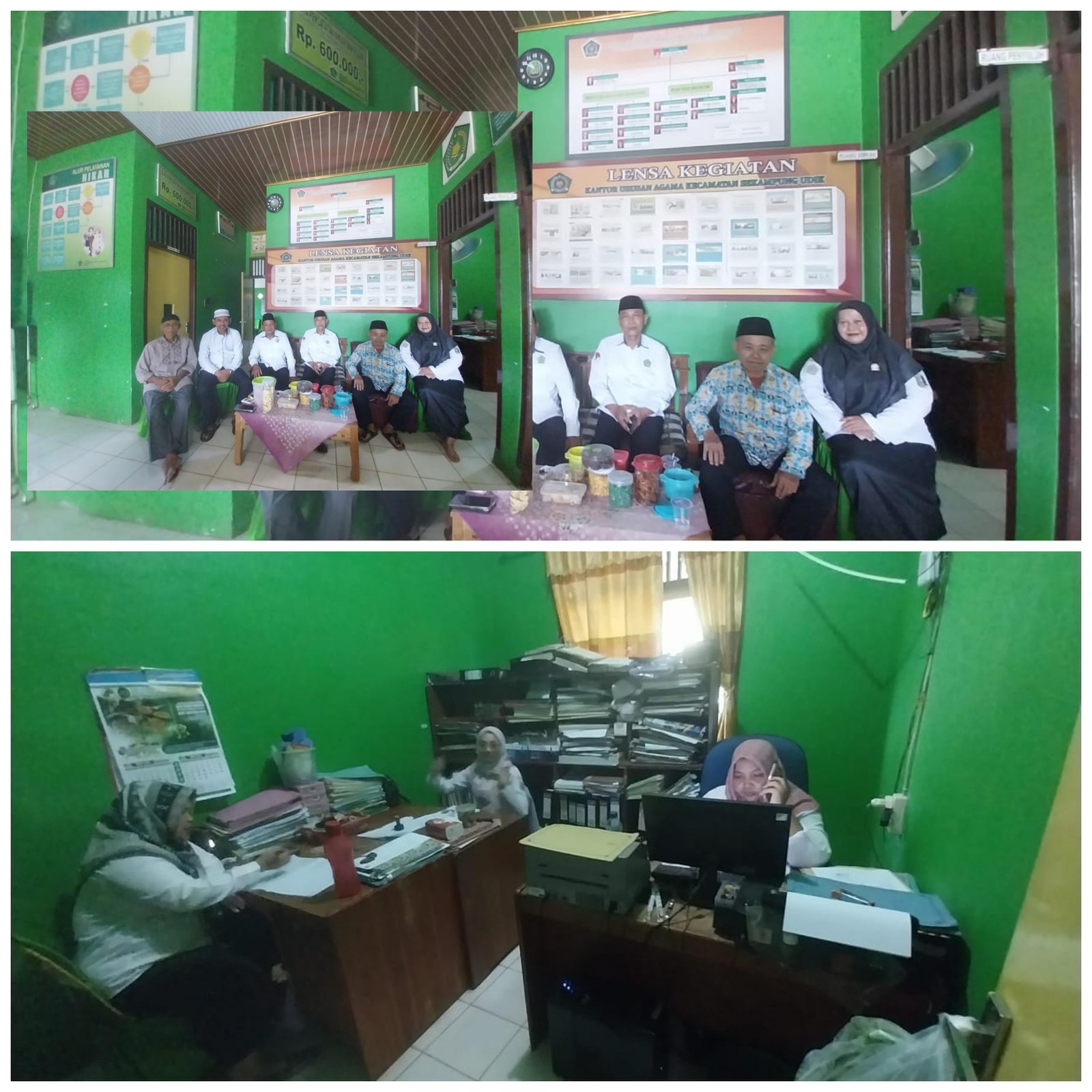 Usai Libur Lebaran, Keluarga KUA Sekampung Udik Tancap Gas Layani Umat