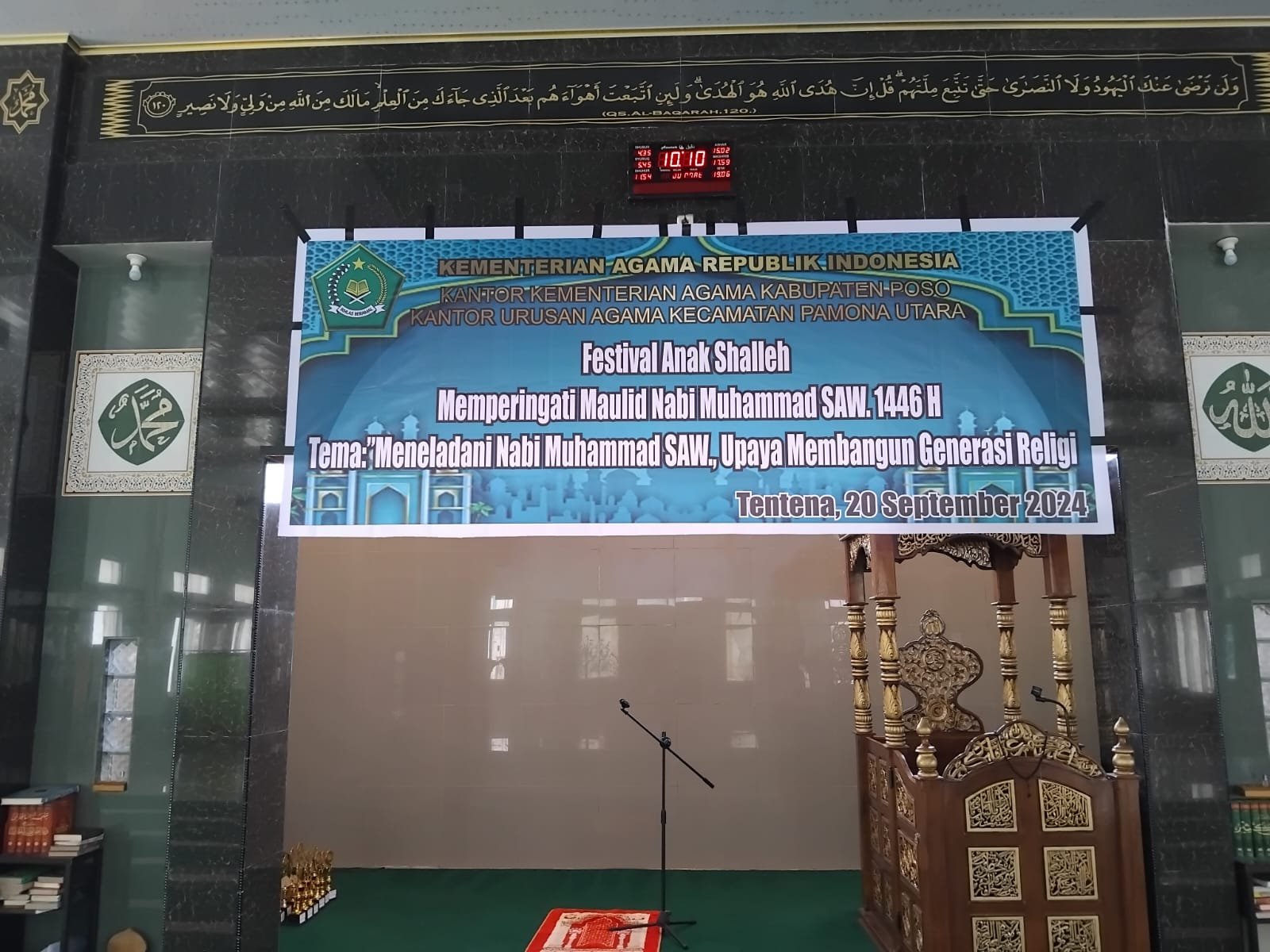 KUA Kecamatan Pamona Utara Gelar Festival Anak Shaleh