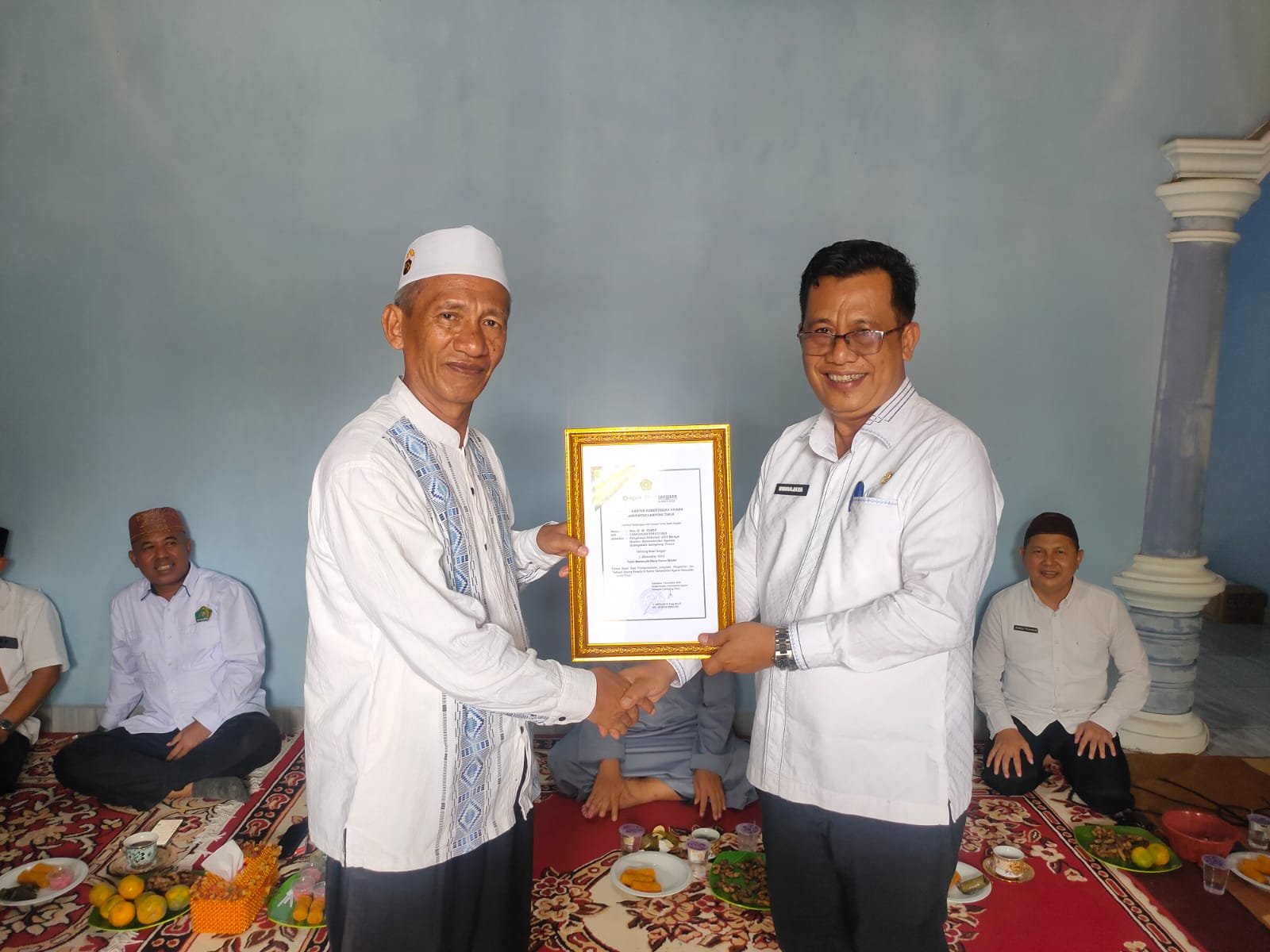 Hadir di Acara Purnabakti Pengawas, Kepala Kemenag Lampung Timur Sampaikan Penghargaan