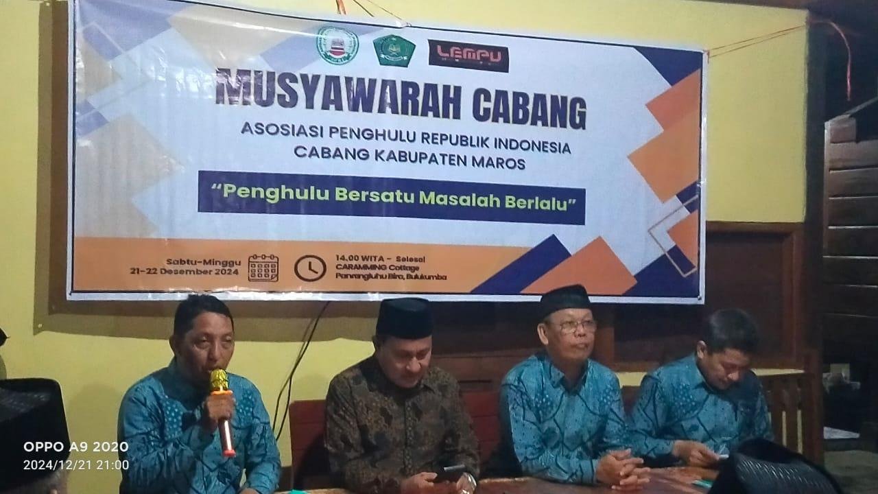 Musyawarah Cabang II APRI Kabupaten Maros, Secara Aklamasi Muhammad Yahya Menjadi Ketua Untuk Periode 2024- 2028.