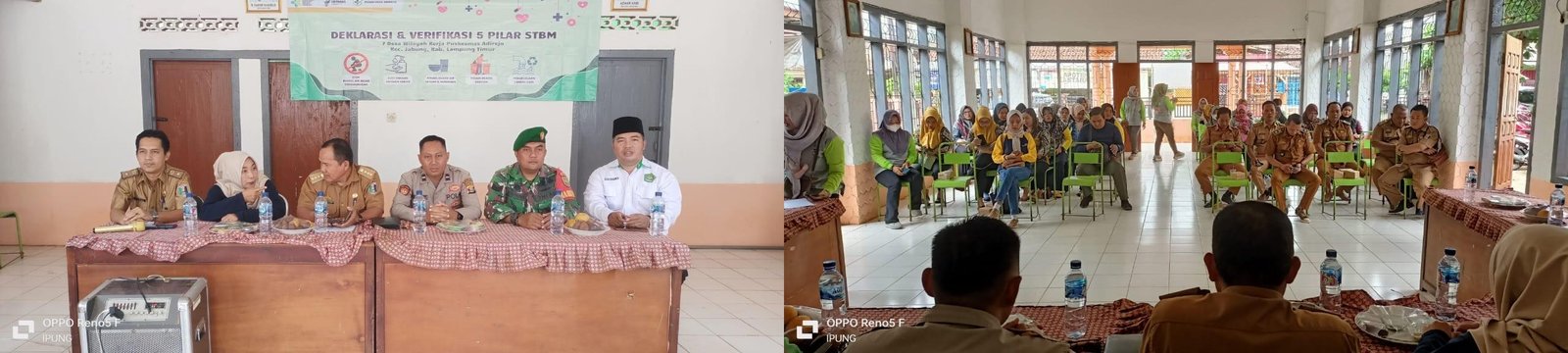Nur Hidayat, Penyuluh Agama Islam Fungsional Jabung Ikuti Deklarasi dan Verifikasi 5 Pilar STBM di Puskesmas Adirejo