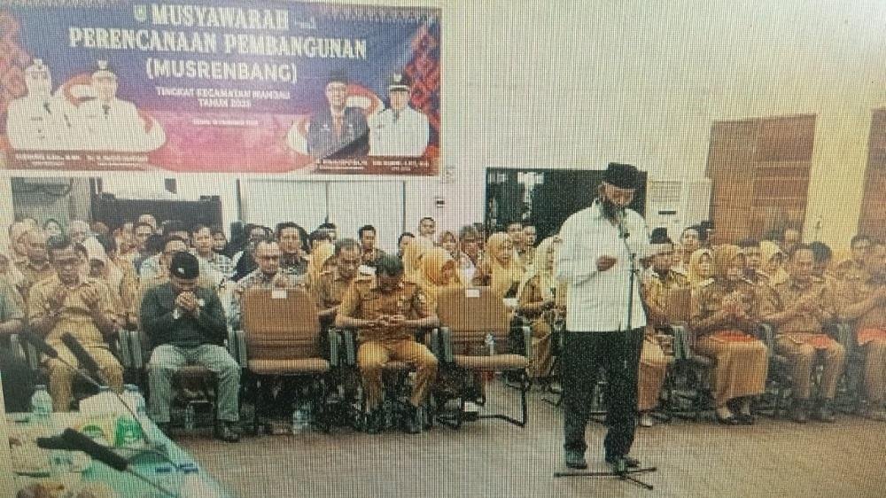 Hadiri Musrenbang, Kepala KUA Kec. Mandau Doakan Semoga Dapat Mengemban Tugas Mulia dan Kabupaten Bengkalis Penuh Berkah
