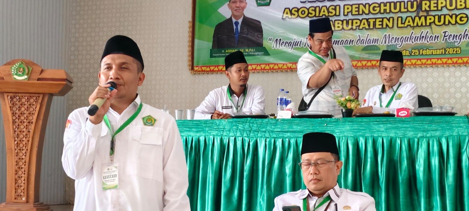 Muhtadi, SHI., MHI. Terpilih sebagai Ketua PC APRI Lampung Selatan Periode 2025-2029