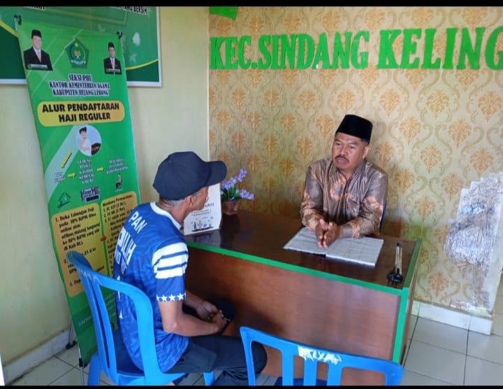 Kepala KUA Sindang Kelingi Layani Langsung Konsultasi Nikah: Warga Puas, Informasi Jelas dan Mudah Dipahami