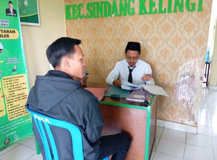 KUA Sindang Kelingi Dapat Apresiasi Warga, Proses Rekomendasi Nikah Kini Cepat dan Transparan