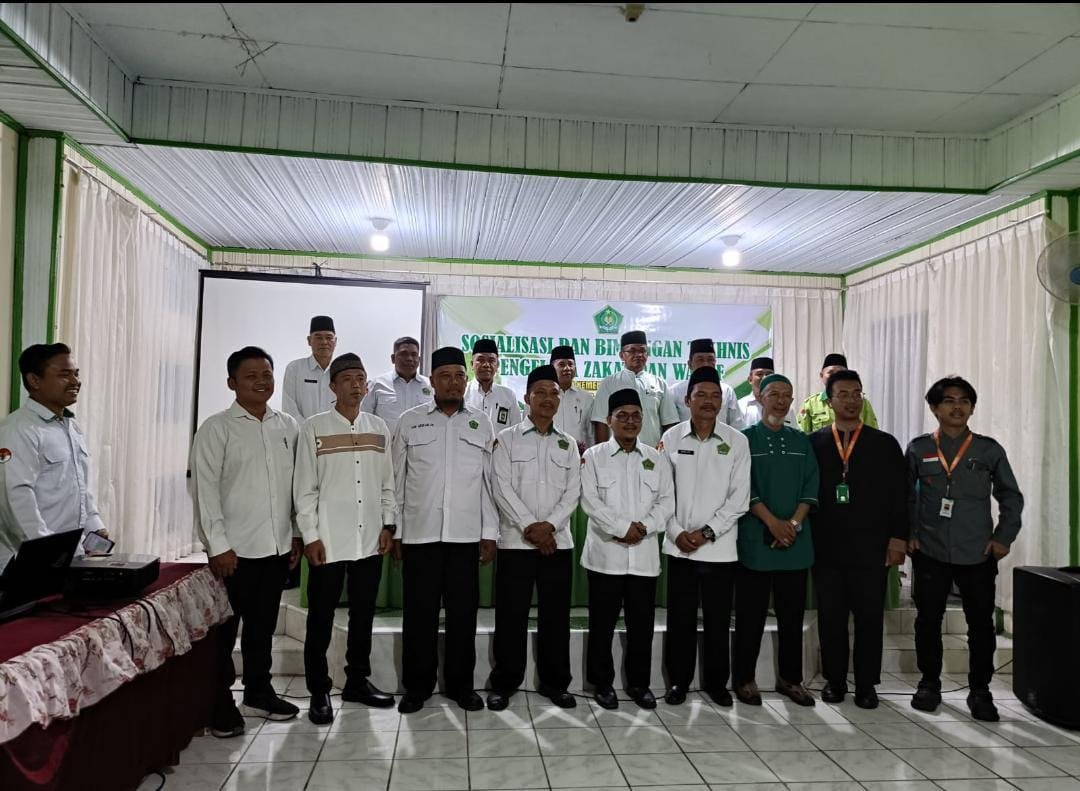 KUA Binduriang Ikuti Sosialisasi Pengelolaan Zakat dan Wakaf yang Digelar Kemenag Rejang Lebong