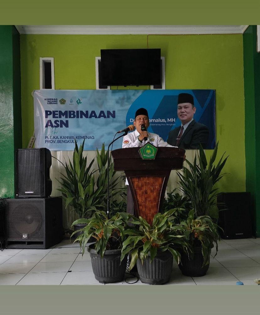 ASN KUA Sindang Dataran Antusias Ikuti Pembinaan Bersama Plt. Kakanwil Kemenag Bengkulu