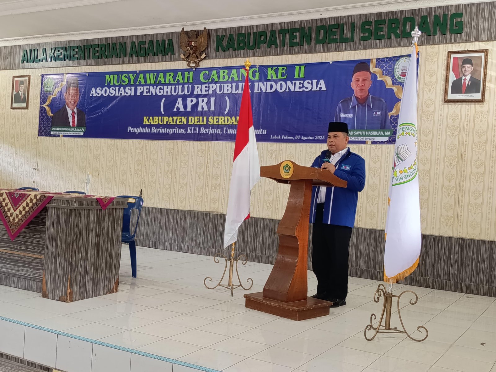 Sambutan Ketua Wilayah APRI Sumut Pada Muscab ke-II APRI Deli Serdang: Jangan Kehilangan Momentum