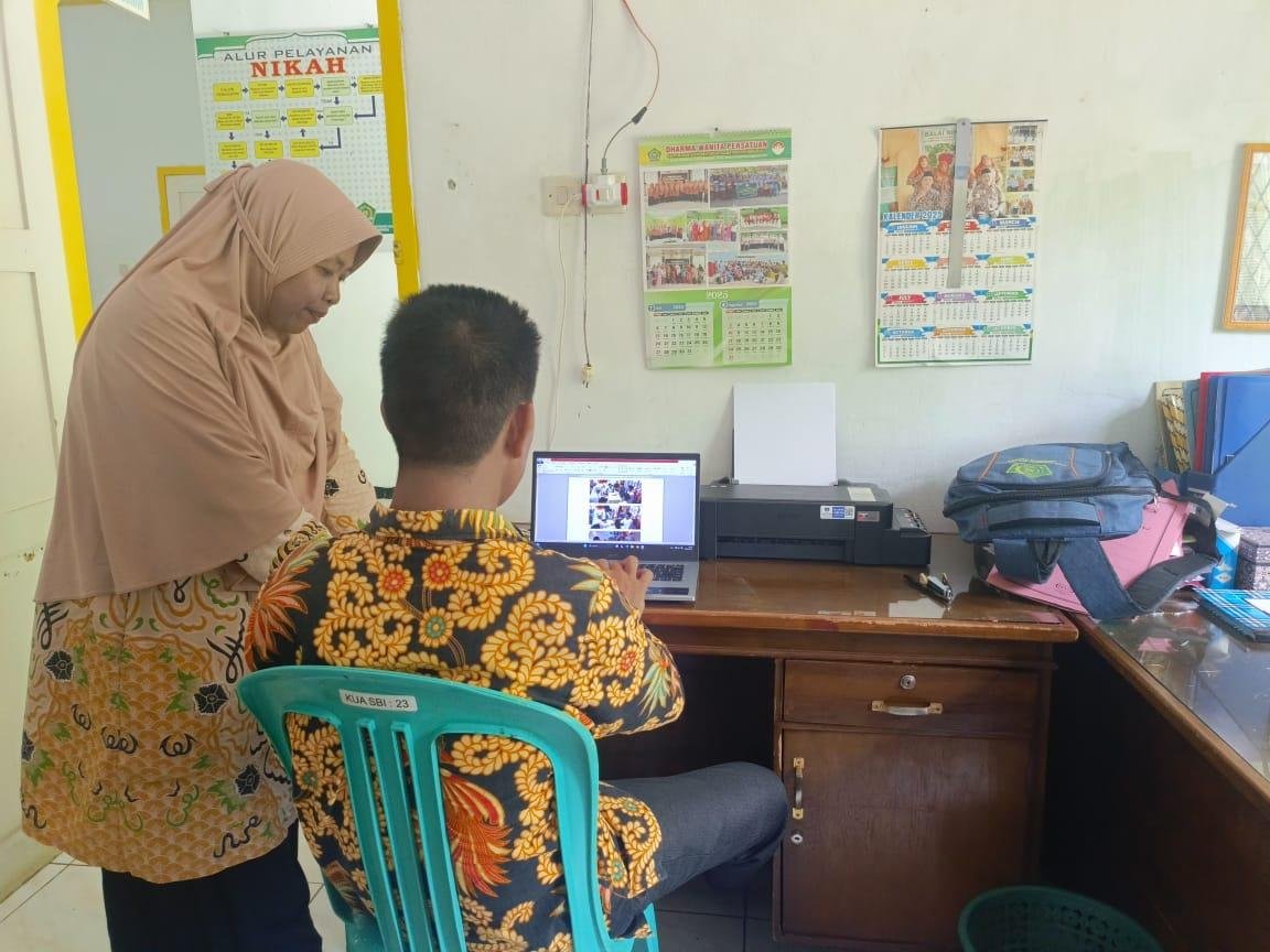 ASN KUA Sindang Beliti Ilir Antusias Isi Survei Evaluasi SPIP