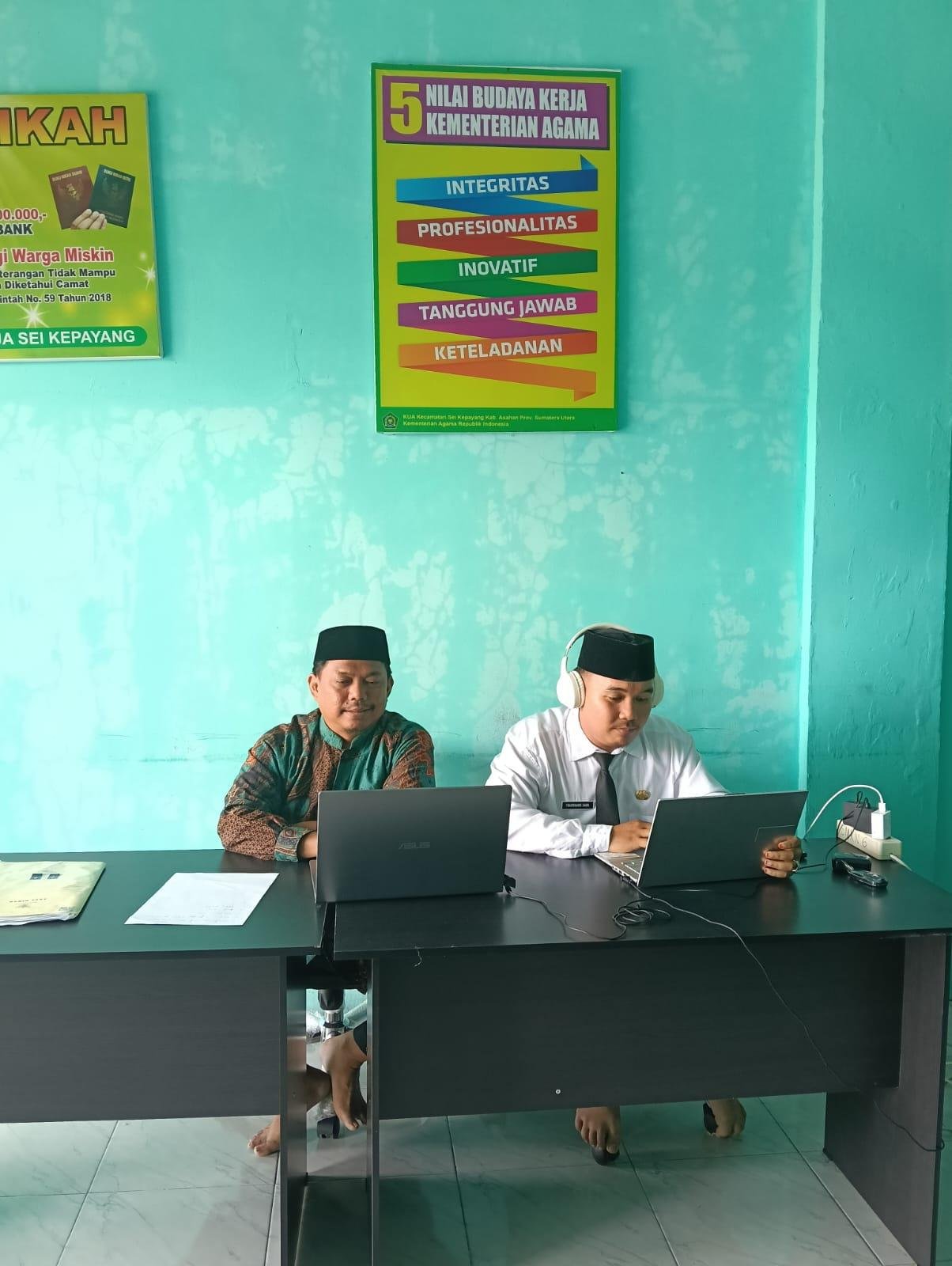 Seminar Rancangan Aktualisasi LATSAR Angkatan V CPNS 2025: Digitalisasi Arsip Dokumen di KUA Sei Kepayang