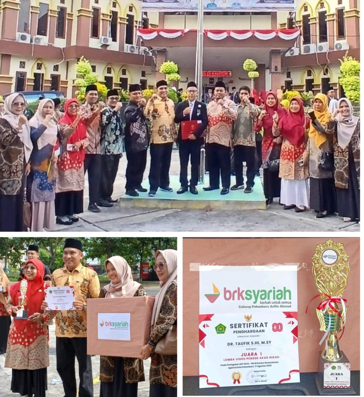 HUT Ke-80 RI, KUA Payung Sekaki Panen Penghargaan