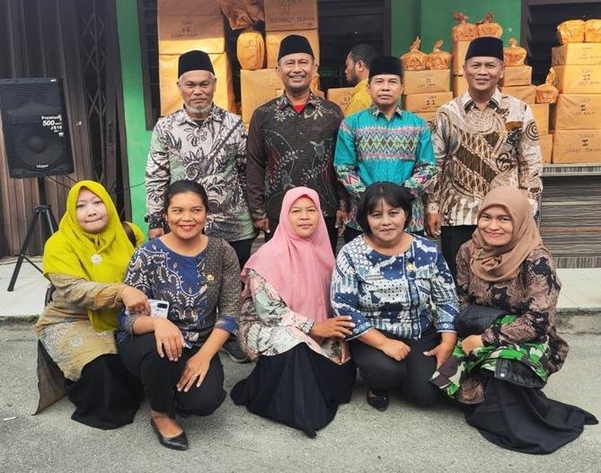 KUA STM Hilir Hadiri Upacara HUT Republik Indonesia ke-80 di Kemenag Deli Serdang