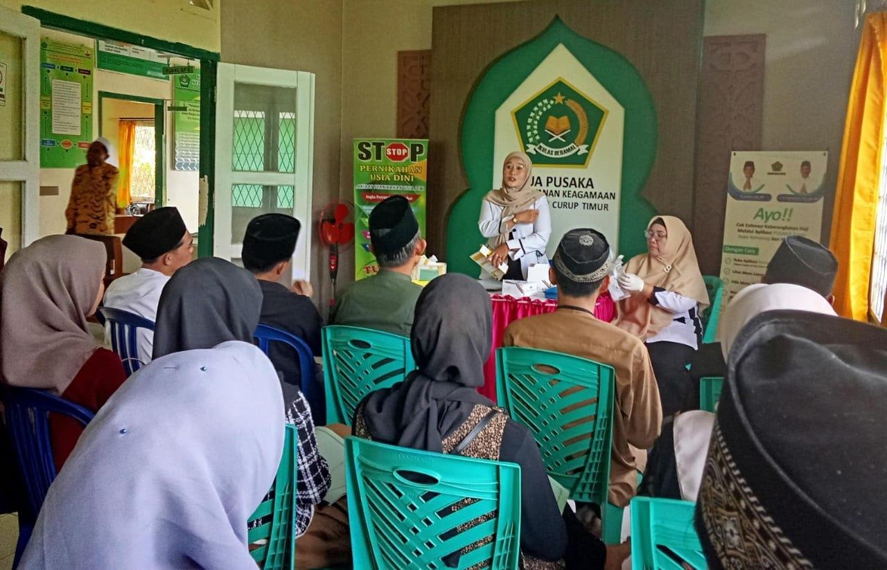 Sinergi KUA dan Puskesmas, Catin di Curup Timur Jalani Suntik Pra-Nikah