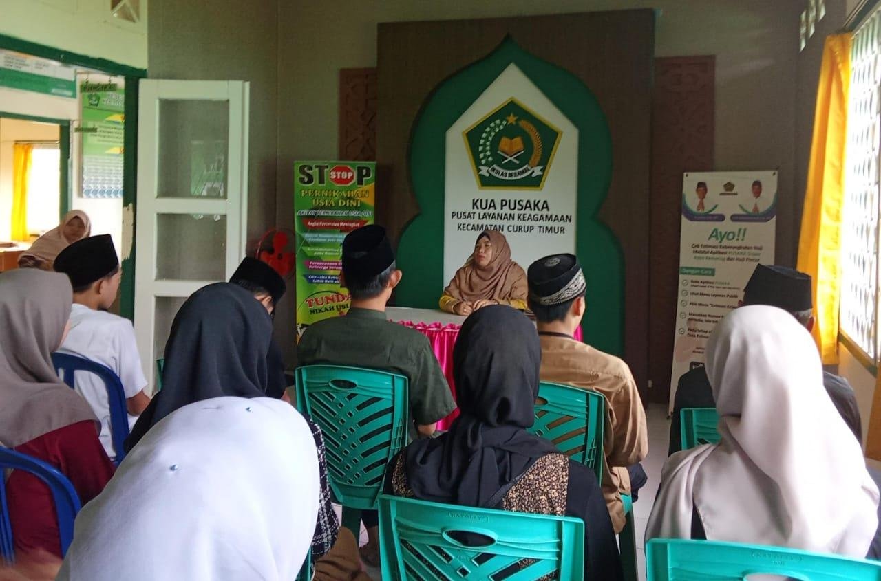 Persiapan Menuju Akad, 8 Pasang Catin Ikuti Penasihatan di KUA Curup Timur